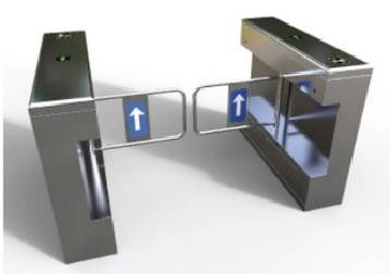 Customized Swing Barrier Gate Turnstile Stainless Steel Material
