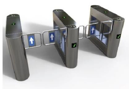 Customized Swing Barrier Gate Turnstile Stainless Steel Material