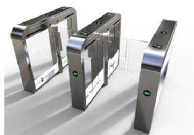 Safety Electronic Turnstile Barrier Gate 1.2s Opening / Closing Time