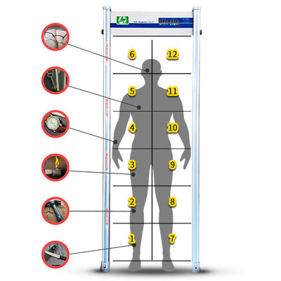 50Hz Public Security Door Frame Metal Detector Manufacturers RoHS